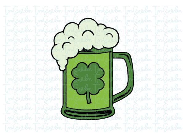 Green-beer-mug-svg-clover-st-Patrick-day-clipart