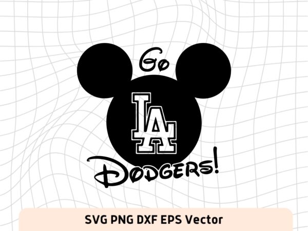 Los-Angeles-Dodgers-SVG-Disneyland