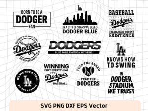 Los-Angeles-Dodgers-Shirt-Design-Download-Dodger-SVG-Bundle