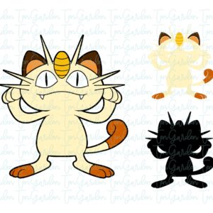 Meowth-Svg-Pokemon-Clipart-Layered