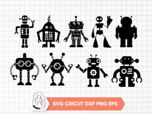 Robot-SVG-Silhouette-Robot-Black-Clipart-Image-Cricut