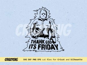 Thank-God-It-Friday-Jason-Voorhees-SVG-Clip-Art-Vector-file