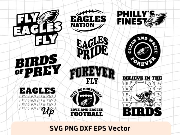 Philadelphia Eagles On The Road To Victory SVG File For Cricut