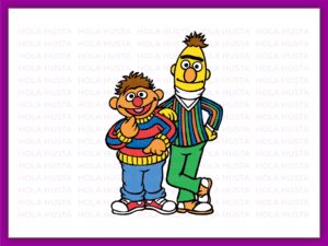 Bert-and-Ernie-SVG-Sesame-Street-Cricut-Cut-Files