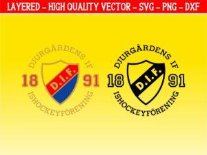 Djurgårdens IF Logo SVG Vector