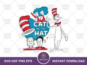 Dr Seuss The Cat In The Hat Svg Little Miss Thing Motivational