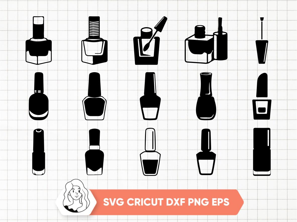 2. Free Nail Polish Clipart in AI, SVG, EPS or PSD - wide 6