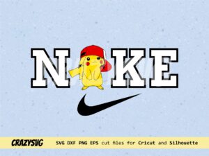 Nike Pokemon SVG, Nike Pikachu Fun Series for Cricut Project