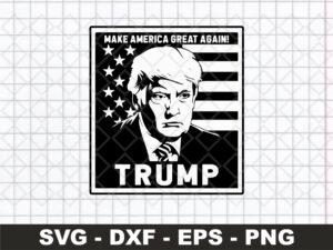 PRESIDENT SVG Donald Trump Make America Great Again