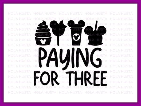 Paying For Three SVG