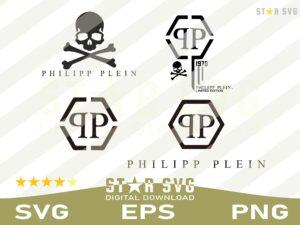 Philipp Plein Logo SVG EPS PNG Bundle