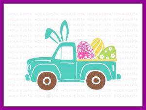 Promo Mouse Easter Truck Svg Easter Day Clip Art