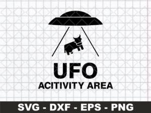 Ufo activity area svg, Ufo svg, Funny aliens PNG FILE