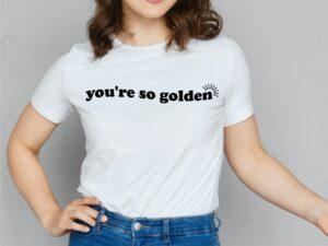 You're so golden SVG