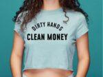 dirty hands clean money svg