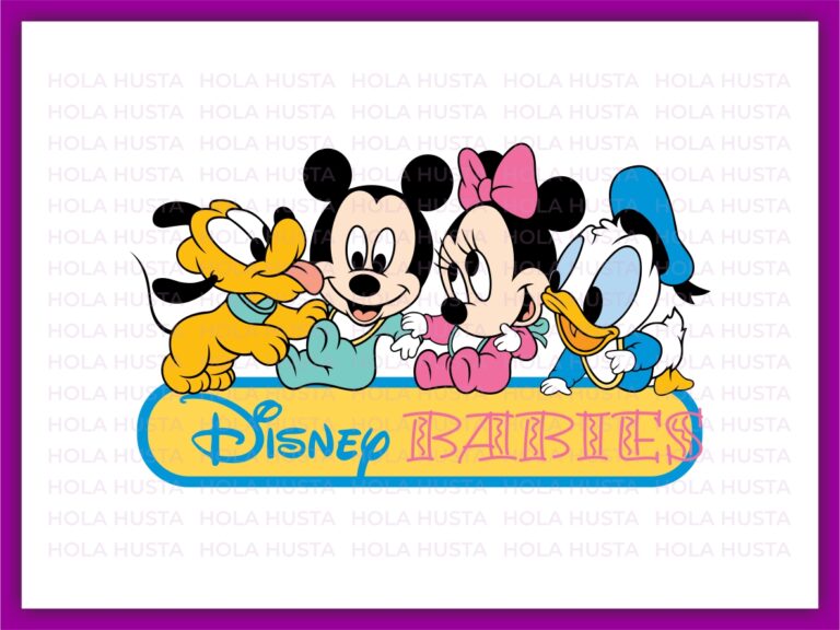disney babies svg vector, mickey, duck goopy png