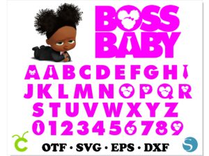 African Boss Girl Font svg 1 Vectorency Today's Deals
