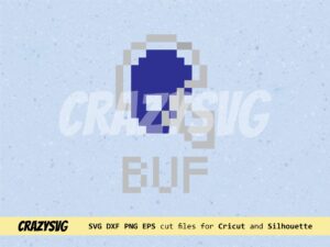 Buffalo Bills Tecmo Bowl Pixel Design SVG Cut Files