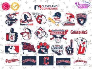 Cleveland Guardians SVG, MLB Guardians Vector Design Logo