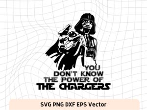 Darth Vader San Diego Chargers SVG Cricut