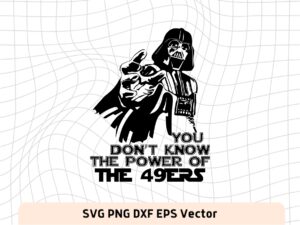 Darth Vader San Francisco 49ers Funny SVG