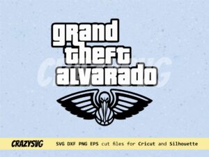 GRAND THEFT ALVARADO SVG Image Design