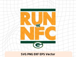 Green Bay Packers Run The NFC SVG