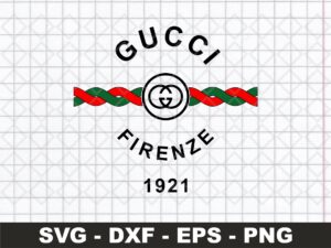 Gucci Firenze 1921 SVG Cricut