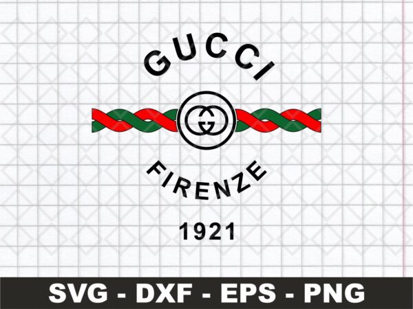 Gucci Firenze 1921 SVG Cricut