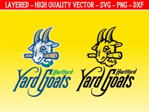 Hartford Yard Goats SVG, Goats Symbol PNG