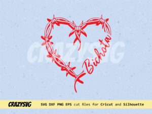 Karol G Corazon Heart SVG Cut Files