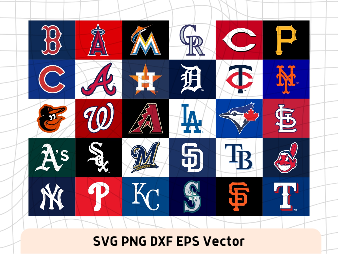 Major League Baseball Team Logos