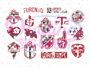 MLS Toronto FC SVG Cricut Bundle, Football Clipart