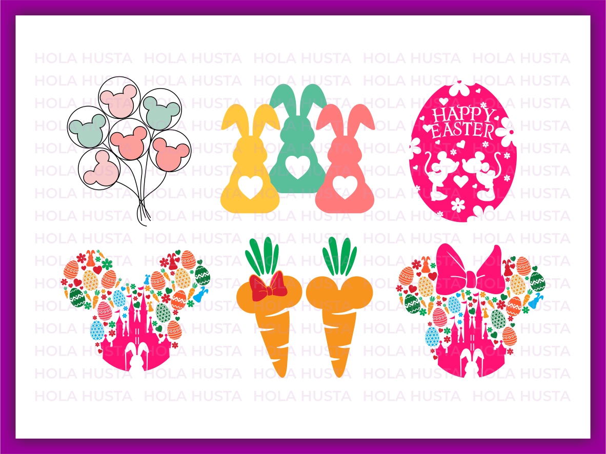 Mouse Easter Svg Bundle Happy Easter Mouse Easter Doodle Vectorency Vectorency Marketplace