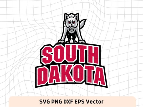 South Dakota Coyotes SVG PNG Layered Vectorency South Dakota Coyotes SVG PNG Layered