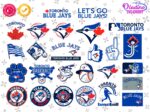 Toronto Blue Jays Clip Art Image, Toronto Blue Jays SVG Bundle, MLB PNG DXF Vector