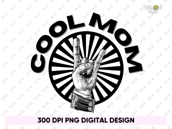 cool mom png pdf design