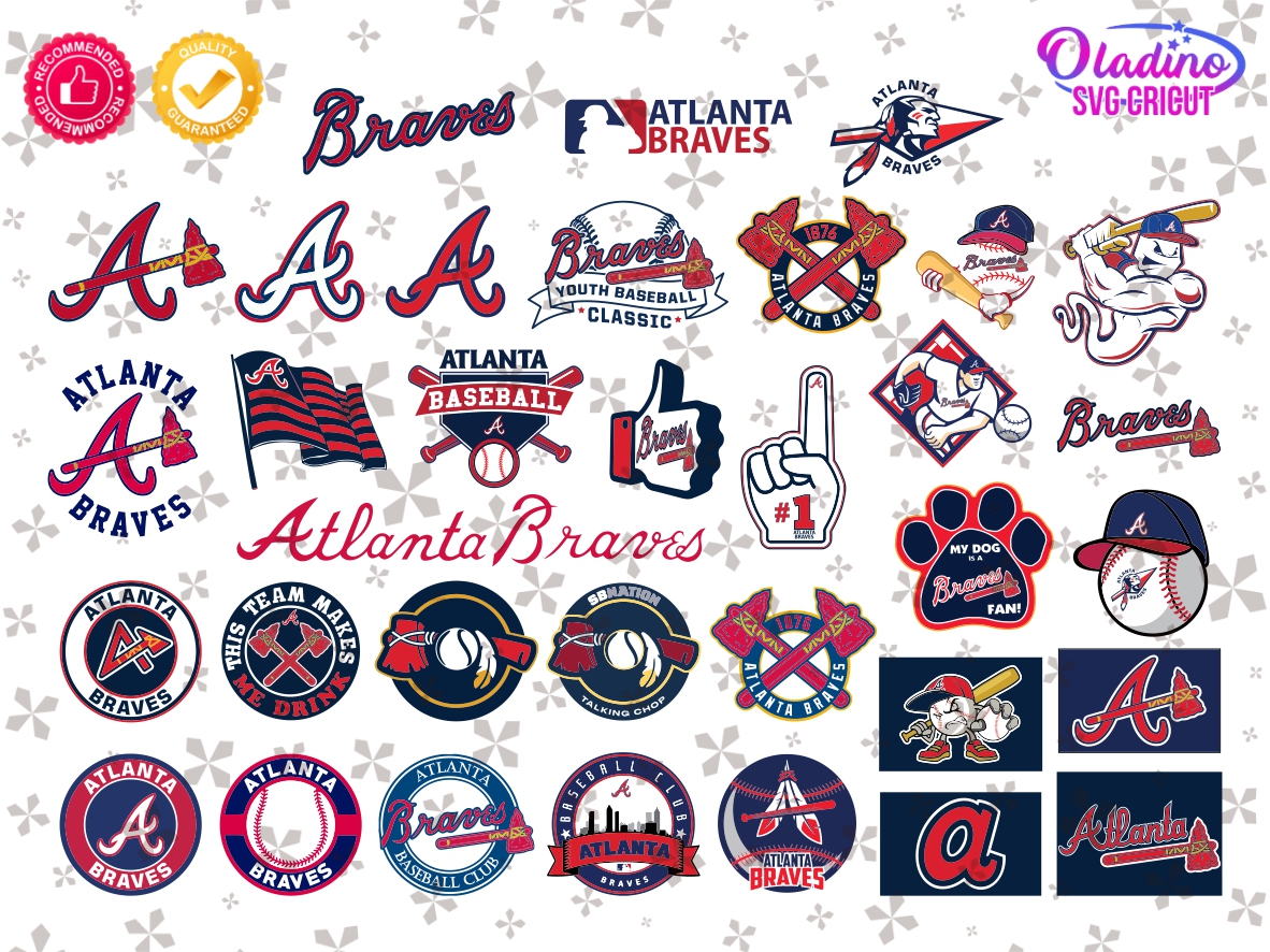 Atlanta Braves Svg, Cut Files,Baseball Clipart, Cricut contains dxf,  eps,Atlanta, Braves svg, MLB svg, Instant