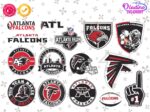 Atlanta Falcons NFL SVG Vector Clipart Football Team Bundle File