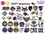 Baltimore Ravens Svg Bundle, NFL teams logo PNG, DXF EPS