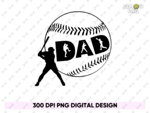 Baseball Dad PNG PDF Design