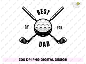 Best Dad by Par, Golfing PNG