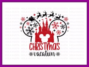 Cricut Family Vacation, Christmas Family Trip SVG, Mouse Christmas