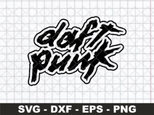 Daft Punk Logo SVG, Punk Band PNG