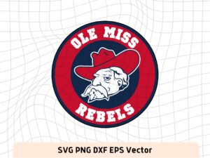 Hotty Toddy Ole Miss Rebels SVG file