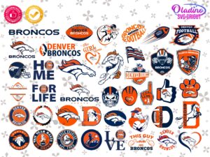 Instant Download Denver Broncos SVG Files - Create Your Own Customized Broncos Fan Gear