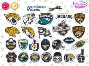 Jacksonville Jaguars SVG Logo - Digital Download for Cricut, Silhouette, and Other Cutting Machines