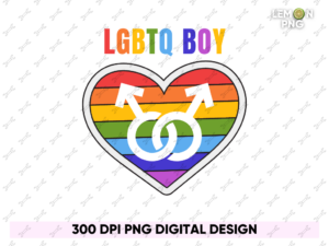 LGBTQ BOY Design Sublimation