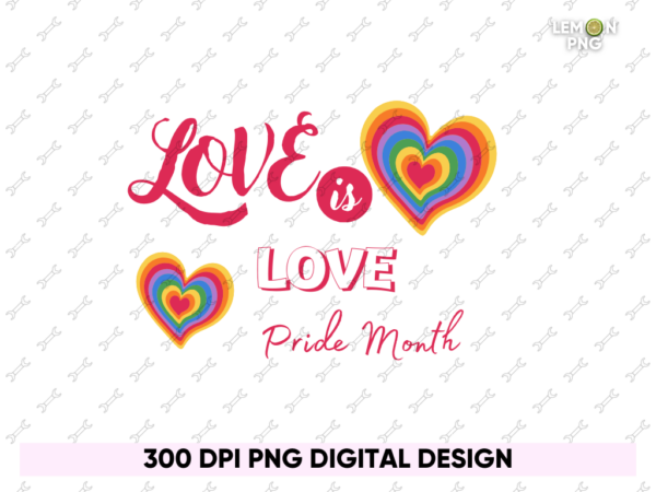 LOVE LOVE Pride Month Lgbtq PNG Design