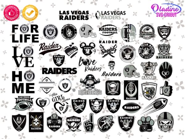 Las Vegas Raiders SVG Files - Perfect for Cricut, Silhouette, and Other Cutting Machines
